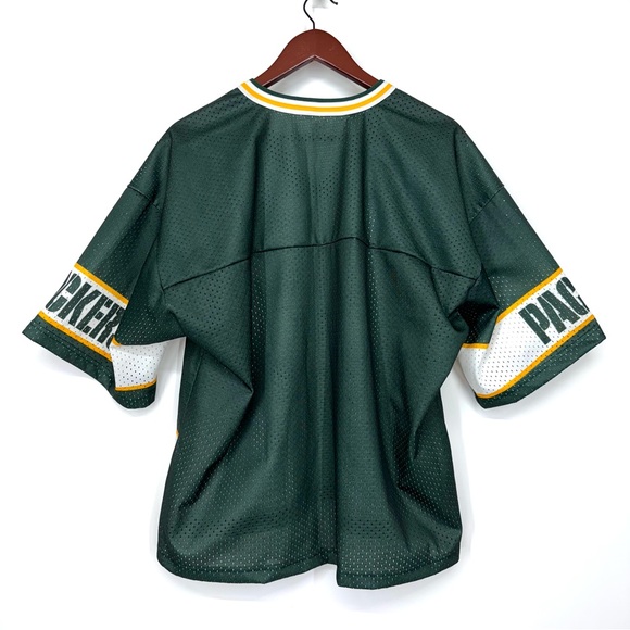 Vintage Wilson Green Bay Packers Cropped Practice Jersey Women’s Size XL - Picture 2 of 16